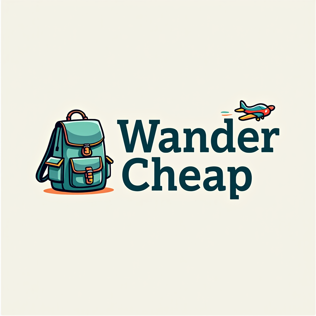 WanderCheap logo – budget travel blog and affiliate website